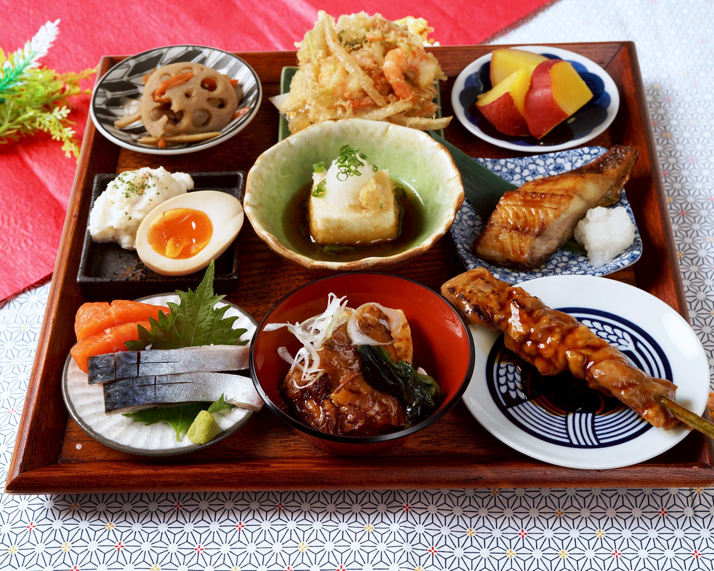 ☆当日OK☆ そば屋の美味を集結！「彩り豆皿盛合せ～華やぎコース」全9品【お料理のみ】