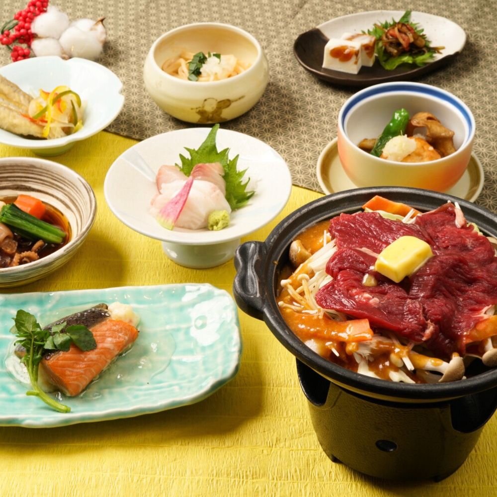 【お料理のみ】雪灯り(ゆきあかり)コース■勘八/公魚/蝦夷鹿等(全8品)2/1~2/28