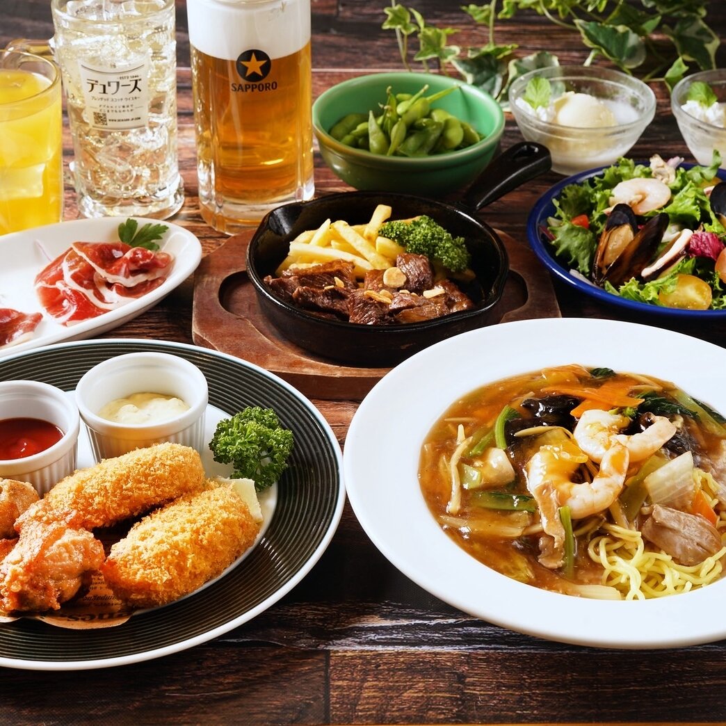当日＆その場で注文ＯＫ　スタンダードプランよりもさらに豪華なお料理のプラン！ プレミアム小樽三幸プラン　飲み放題120分付き　税込6,000円