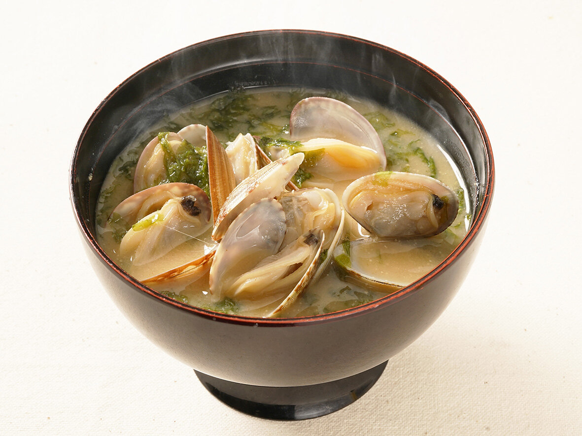 あさりと磯海苔の味噌汁 350円