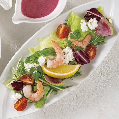 海老とカッテージチーズのサラダ<ハーフ> 880円