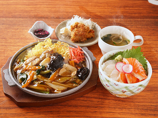 小樽三幸定食 1540円