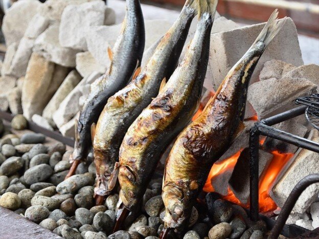 小樽名物のニシン焼きでございます。